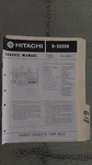 Hitachi D-2335 Service Manual Original Repair Book Stereo Tape Deck Player. Fixed Price $27.50.