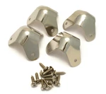 099-1350-000 (4) Fender Nickel Guitar Bass Amplifier Corners Screw Mount. Fixed Price $17.00.