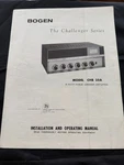 Vintage Bogen Model Chb 35A Installation & Operating Manual. Fixed Price $10.00.