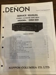 Denon DRM-500 DRM500 Service Manual **original**. Fixed Price $20.99.
