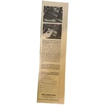 Vtg Transette Cassette Case 3 X 11 Print Advertisement December 1982 Original. Fixed Price $10.68.