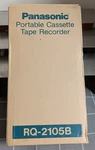 New In Box Panasonic Cassette Tape Record RQ-2105-B. Fixed Price $40.00.