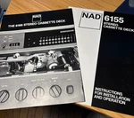 Vintage Nad 6155 Stereo Cassette Deck Owner's Manual/brochure - Great Condition. Fixed Price $32.99.