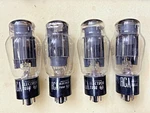 Rca 6AS7G CV2523 6080 CV2984 O Getter Black Plate Matched Quad. Fixed Price $299.00.