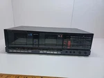 Vintage Sharp RT-W800 Stereo Dual Cassette Deck Dubbing Dolby Record Untested. Fixed Price $30.00.