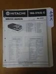 Hitachi TRQ-276 Service Manual Original Repair Book Cassette Tape Recorder. Fixed Price $19.98.
