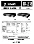 Service Manual For Hitachi HA-3700, HA-4700. Fixed Price $12.49.