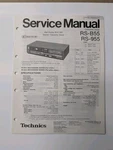 Technics RS-B55/RS-955 Cassette Deck Service Manual D-4995. Fixed Price $54.95.