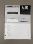 Nikko NA-790 Integrated Amplifier Service Manual D-2284. Fixed Price $54.95.
