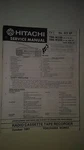 Hitachi TRK-W330 W350 Service Manual Original Repair Book Stereo Boombox Radio. Fixed Price $19.98.
