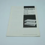 Technics ST-5L Tuner Owners Manual. Fixed Price $17.99.