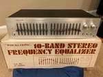 Realistic 31-2000A Stereo Graphic Equalizer Silver Faceplate Tested, Vg Cond. Fixed Price $109.95.