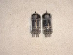 X 6189 (12AU7) Rca Tubes*very Strong Testing*black-d* 3-MICA* #R7. Fixed Price $63.99.