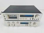 Pioneer CT-300 Cassette Deck + SA-510 Stereo Amplifier Blue Line Series. Fixed Price $369.00.