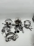 Antique Radio Headphones, Brandes, C Parts Repair Damaged Navy Mixed. Fixed Price $62.99.