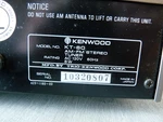 Vintage Silver-face Kenwood KT-60 Am/fm Tuner, Appears To Be Working. Fixed Price $70.00.