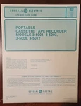 Use Guide/owner Manual Ge Portable Cassette Tape RECORDER-3-5001 5003 5005 5012. Fixed Price $17.95.