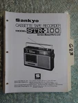 Sankyo STR-100 Service Manual Original Repair Book Stereo Cassette Tape. Fixed Price $29.28.