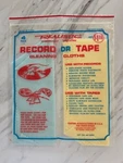 Rare Vintage Realistic Record Tape Cleaning Cloths Pkg Of 2 Yellow And 1 Blue. Fixed Price $9.99.
