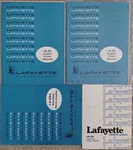 Lafayette Amplifiers La- Various Models, Owner's Manuals, Originals (see List). Fixed Price $14.50.