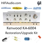 Kenwood KA-6004 Rebuild Restoration Recap Service Kit Repair Filter Capacitor. Fixed Price $165.00.