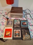 Panasonic Rs 853 8-TRACK Player Deck Vtd Made In Japan Music With 6 Tapes. Fixed Price $30.00.