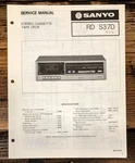 Sanyo RD-S37D Cassette Service Manual *original*. Fixed Price $11.97.