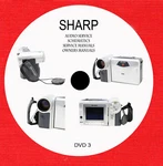 1 Service Manual Sharp Audio Video In Pdf Format Dvd 3 Of 4. Fixed Price $19.00.