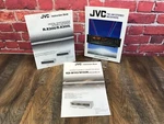 Set Of 2 Jvc Instruction Books R-X300/R-X300L KD-W110/W110N W/ Sales Catalog. Fixed Price $29.40.
