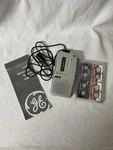 Ge 35383 Handheld Cassette Voice Recorder Avr Tested Extra Tapes /mic Manual Vtg. Fixed Price $27.00.