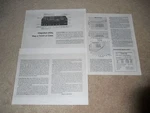 Technics SU-8080 Pro Amplifier Review, 3 Pg, Rare Info. Fixed Price $9.99.