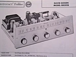 David Bogen RR501B Tuner Receiver Photofact. Fixed Price $6.50.