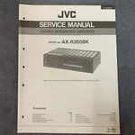 Jvc AX-R350BK Service Manual Original W/schematics, Diagrams, Parts List, Etc. Fixed Price $14.97.