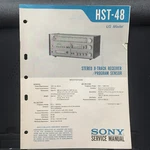 Sony Service Manual For The HST-48 8-TRACK Receiver Original Repair. Fixed Price $9.98.