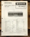 Sanyo RD-W40D Cassette Service Manual *original*. Fixed Price $11.97.
