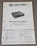Jvc Nivico Cassette Tape Deck Model 1661U 1661F 1660RUN 2 Service Manual D-3745. Fixed Price $54.95.