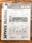 Kenwood KVR-A70R Receiver Service Manual *original*. Fixed Price $19.97.