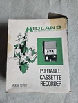 Midland Portable Cassette Recorder Model 12-107 With Box. Fixed Price $16.25.