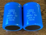 New 39000 Uf 75V Capacitors Exact Fit Mcintosh MC2255 MC2500 Main Filter 2023!. Fixed Price $170.00.