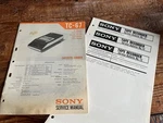 Sony Stereo Cassette Tapecorder TC-67 Service Manual. Fixed Price $14.99.