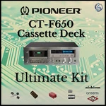 Pioneer CT-F650 Cassette Deck Ultimate Upgrade Kit Genuine Parts Restoration. Fixed Price $129.95.
