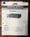 Jvc TD-W901 Cassette Service Manual *original*. Fixed Price $24.97.