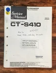 Pioneer CT-S410 Cassette Service Manual *original*. Fixed Price $14.97.