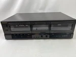 Technics RS-TR257 Stereo Double Cassette Deck Parts/repair Partially Tested. Fixed Price $50.00.