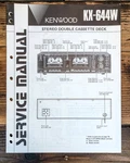 Kenwood KX-644W Cassette Service Manual *original*. Fixed Price $19.97.