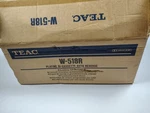 Teac W-518R Auto Reverse Double Cassette Deck Open Box. Fixed Price $150.00.