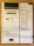 Sansui D-M77R Cassette / Tape Player Service Manual *original*. Fixed Price $14.97.
