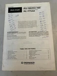 Pioneer PL-771AZ / RX-1181 RX-1191 Operating Instructions (french Francais). Fixed Price $7.27.