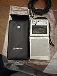 Vintage Sanyo Mini Talk-book TRC3550 Tape Recorder Dictaphone Spares/repairs. Fixed Price $18.00.