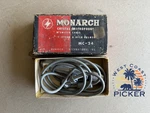 1960 Vintage Monarch MC-24 Crystal Chrome Microphone/ Japan. Fixed Price $50.00.
